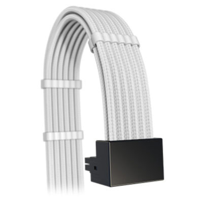 CableMod RT-Series Pro ModMesh 12V-2×6 90 Deg. Quad 8-Pin White