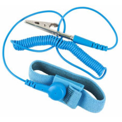 Elastic Anti-Static Wrist Strap Blue