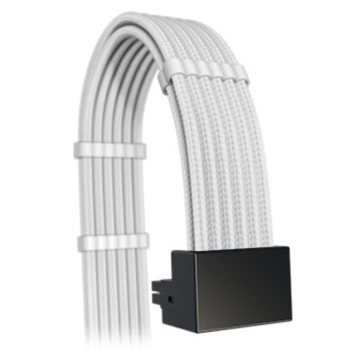 CableMod E-Series Pro ModMesh 12V-2×6 90 Deg. Quad 8-Pin White