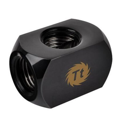 Thermaltake Pacific 4-Way G1/4 Connector Block Black