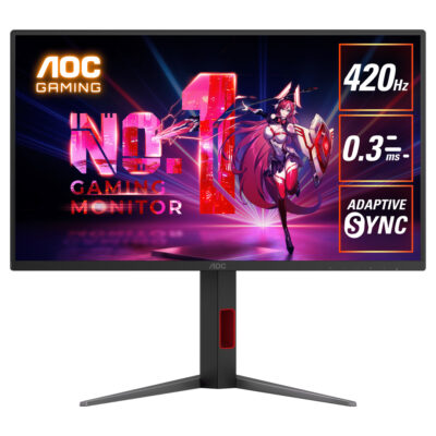 AOC 25G4K FHD 420Hz Adaptive-Sync HDR IPS 24.5in Monitor