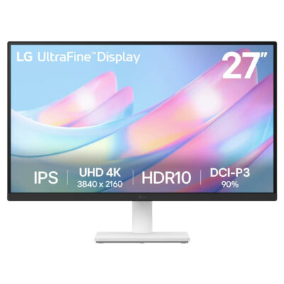 LG UltraFine 27US500-W 4K UHD IPS 27in Monitor White