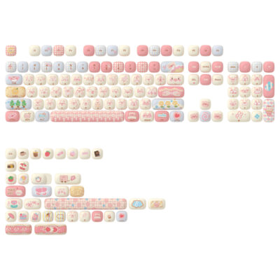 Akko Piggy Party Keycap Set 139-Key