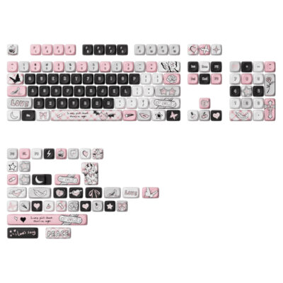 Akko Dark Angel Keycap Set 140 key