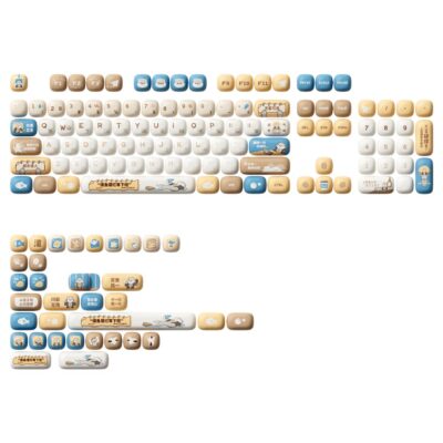 Akko Otter Hustle Keycap Set 138 Key
