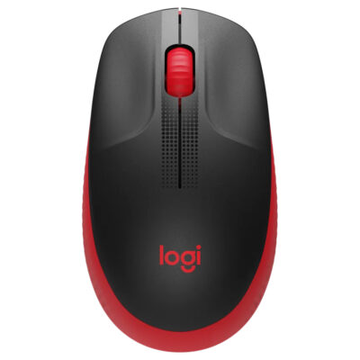 Logitech M190 Optical Wireless Mouse Red