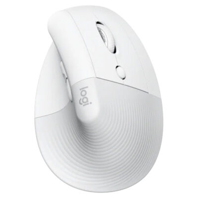 Logitech Lift Vertical Advanced Ergonomic Mouse Pale Grey