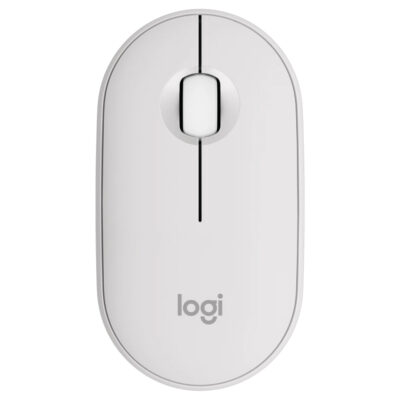 Logitech Pebble M350S Wireless Optical Mouse White