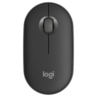 Logitech Pebble M350S Wireless Optical Mouse Graphite