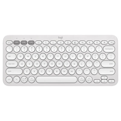 Logitech Pebble Keys 2 K380s Bluetooth Keyboard White