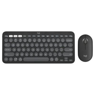 Logitech Pebble 2 Wireless Keyboard and Mouse Graphite