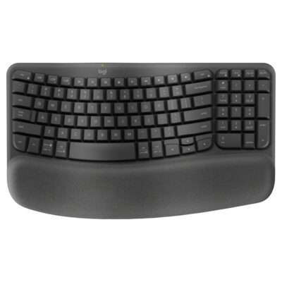 Logitech Wave Keys Wireless Ergonomic Keyboard Black