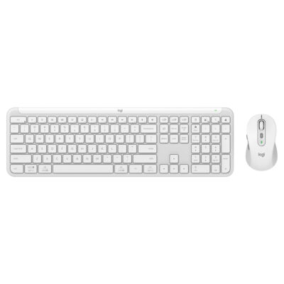 Logitech MK950 Wireless Keyboard and Mouse Combo White