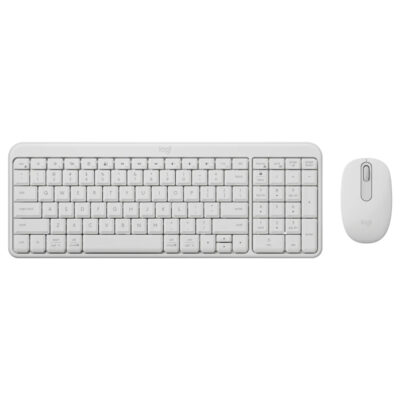 Logitech MK250 Bluetooth Wireless Keyboard and Mouse Combo Off White