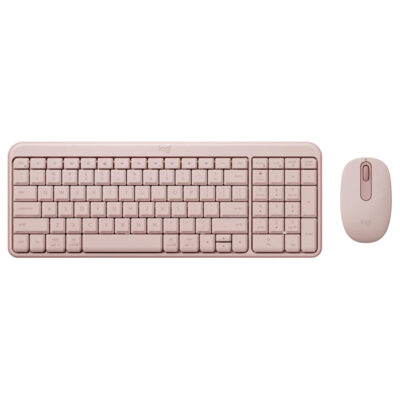Logitech MK250 Bluetooth Wireless Keyboard and Mouse Combo Rose