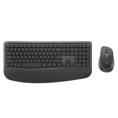 Logitech Signature Comfort Plus MK880 Wireless Keyboard and Mouse Combo Graphite
