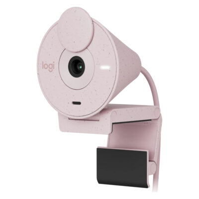 Logitech Brio 300 Full HD 1080p Webcam Rose