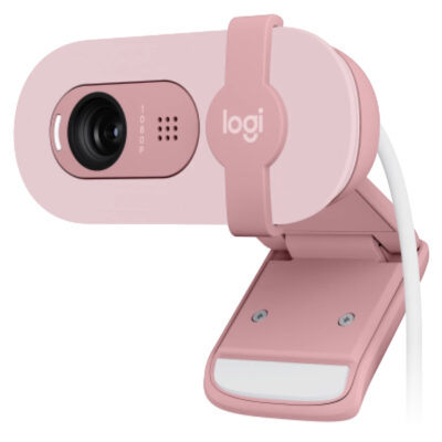 Logitech Brio 100 Full HD 1080p Webcam Rose