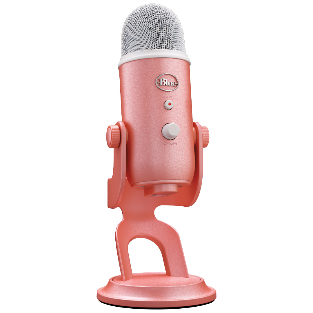 Logitech Yeti USB Microphone with Blue VO!CE Pink Dawn