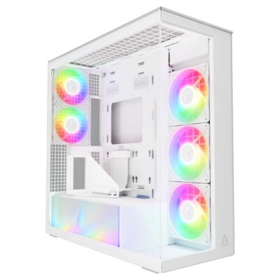 Arctic Xtender ARGB Premium E-ATX Vertical GPU Case White