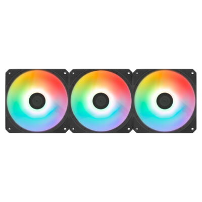Aerocool Link ARGB 120mm Fan Black 3 Pack