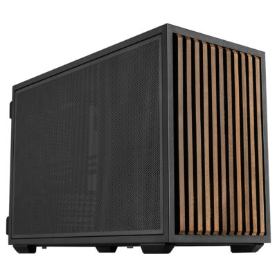 Lian Li B4 mATX Case Wood Black