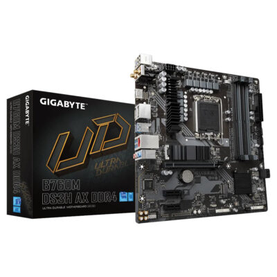 Gigabyte B760M DS3H AX DDR4 Motherboard