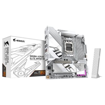 Gigabyte B850M Aorus Elite WiFi 6 Ice DDR5 Motherboard