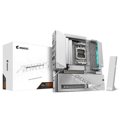 Gigabyte B850M Aorus Stealth Ice Motherboard