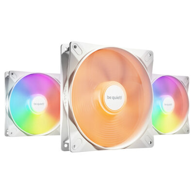 Be Quiet! Light Wings LX 140mm PWM Fan 3 Pack White