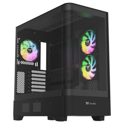 Thermaltake View 290 Curve TG ARGB Mid Tower Case Black Edition
