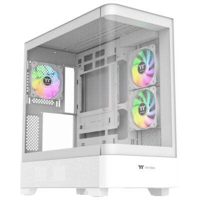 Thermaltake View 290 Curve TG ARGB Mid Tower Case Snow Edition