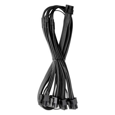CableMod Basics RT 12V-2×6 Cable for ASUS, Seasonic & Phanteks Quad 8-pin Black