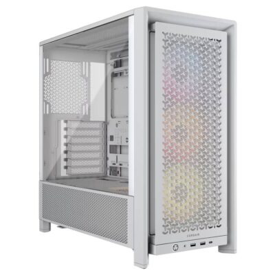 Corsair Frame 4000D RS ARGB Modular Mid Tower PC Case White