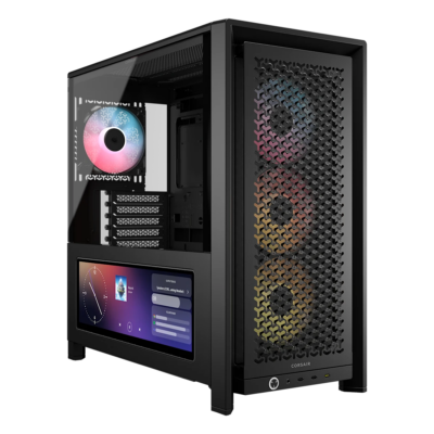 Corsair Corsair Frame 4000D LCD RS ARGB Premium Mid Tower PC Case Black