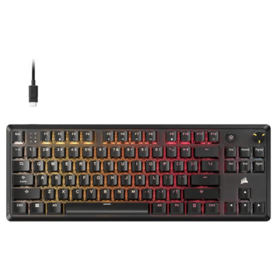 Corsair K70 Core TKL RGB MLX Red Mechanical Keyboard Black