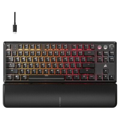 Corsair K70 Pro TKL Hall Effect Programmable Gaming Keyboard Blk