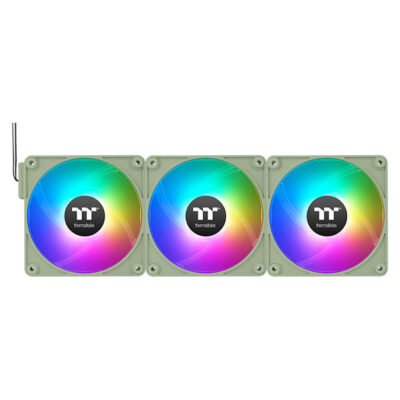 Thermaltake CT140 ARGB Mag QC 140mm Fan 3 Pack Matcha Green
