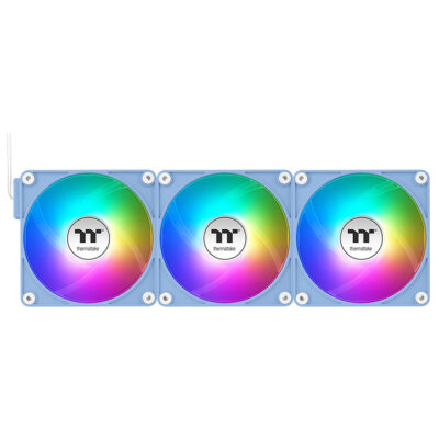 Thermaltake CT120 Reverse ARGB Mag QC 120mm Fan 3 Pack Blue