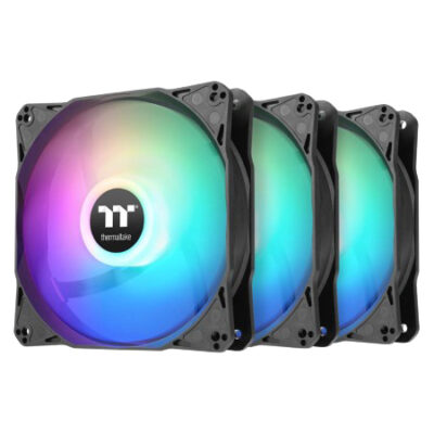 Thermaltake LE 120 ARGB PWM Cooling Fan Black 3 Pack