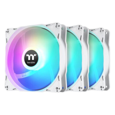 Thermaltake LE 120 ARGB PWM Cooling Fan Snow 3 Pack