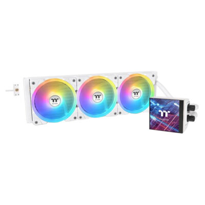 Thermaltake MAGFloe 360mm Ultra ARGB LCD AIO CPU Cooler Snow