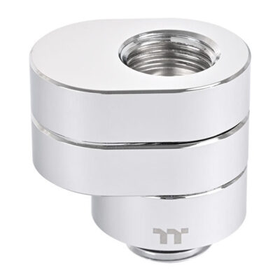 Thermaltake Pacific F-Pro Rotary Offset Female to Male Fitting Chrome