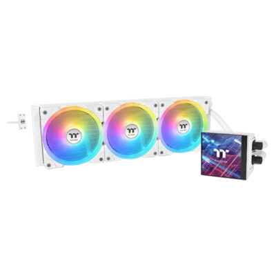 Thermaltake MAGFloe 420mm Ultra ARGB LCD AIO CPU Cooler Snow