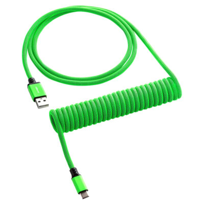 CableMod Classic Coiled Keyboard Cable Viper Green