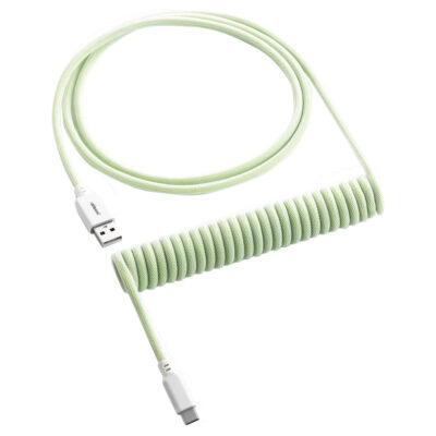 CableMod Classic Coiled Keyboard Cable Lime Sorbet