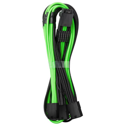 CableMod ModMesh 12V-2×6 Extension Triple 8-Pin Black Green