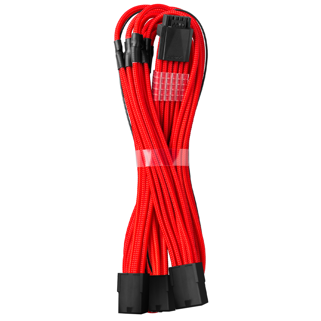 CableMod ModMesh 12V-2×6 Extension Triple 8-Pin Red