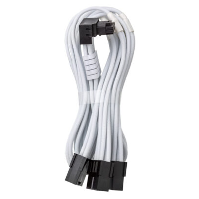 CableMod Pro ModMesh 12V-2×6 90 Deg PCIe Extension Variant B Triple 8-pin White