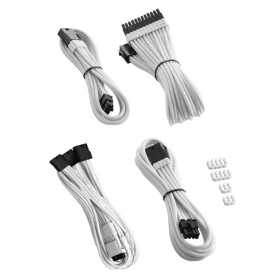 CableMod Pro ModFlex 12V-2×6 StealthSense Cable Extension Kit 16-pin to Triple 8-pin White